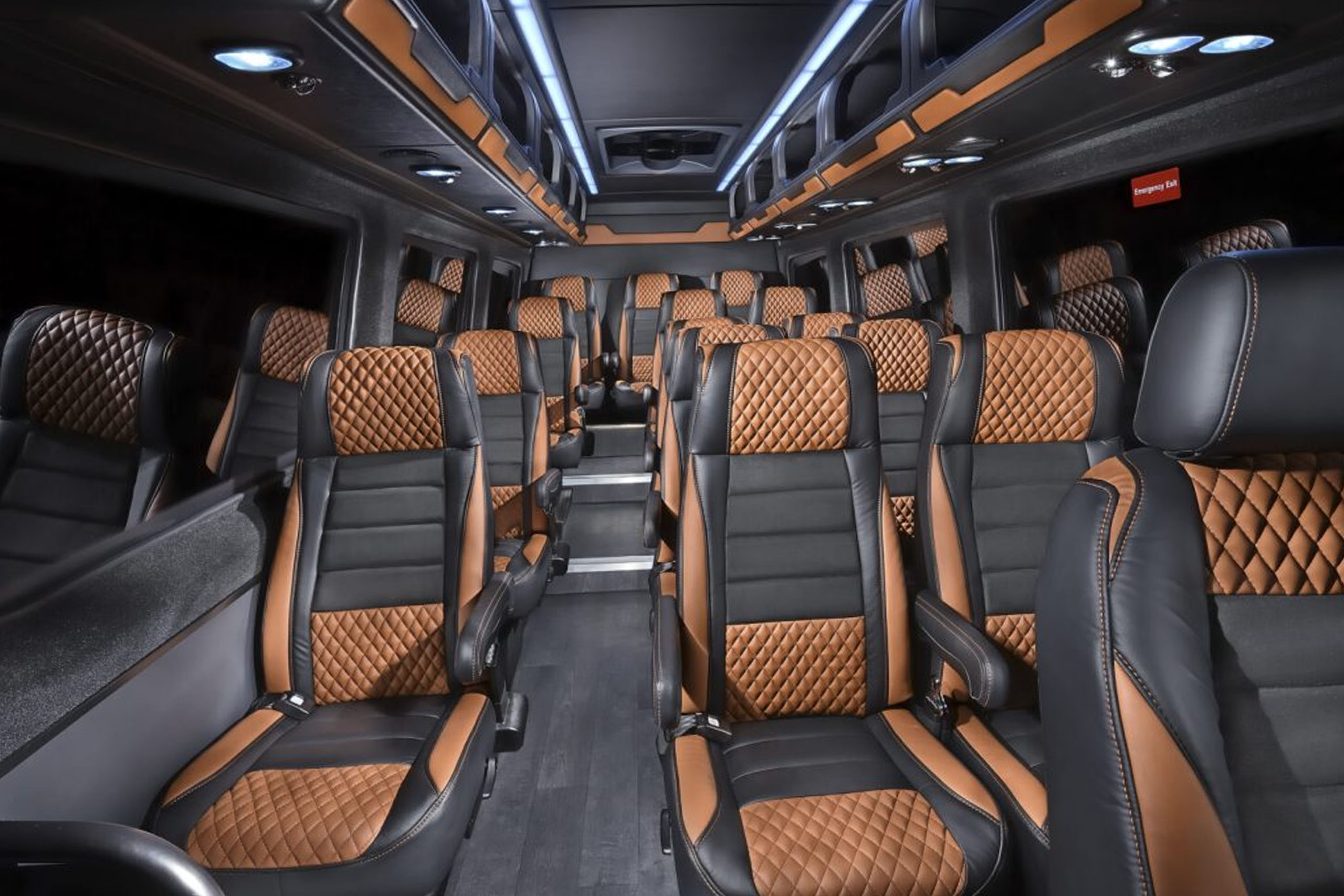 Krownkey Limo Service North Caroline -Mercedes Sprinter Interior