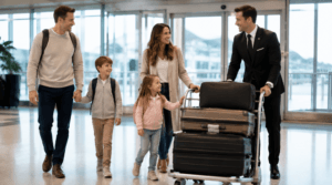 meet and greet for family at airport in North Carolina